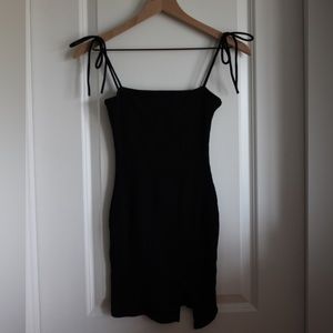 princess polly black mini dress